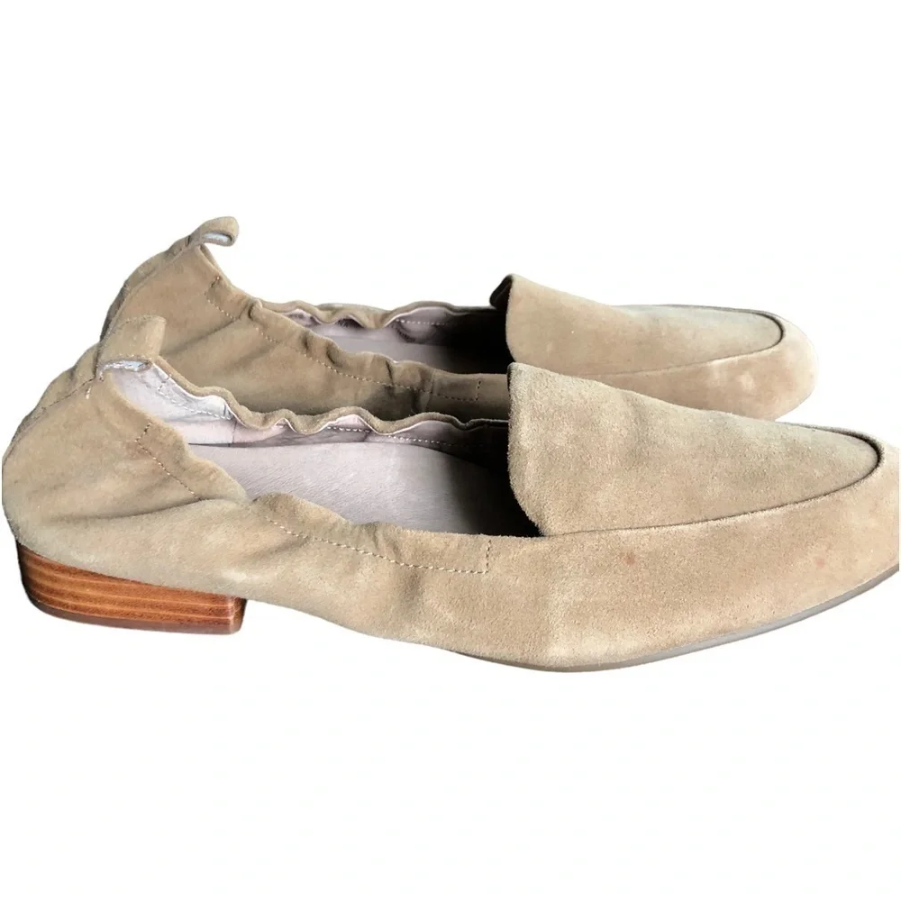 Abeo B.I.O. System Jean Leather Tan Suede Loafer 9.5N